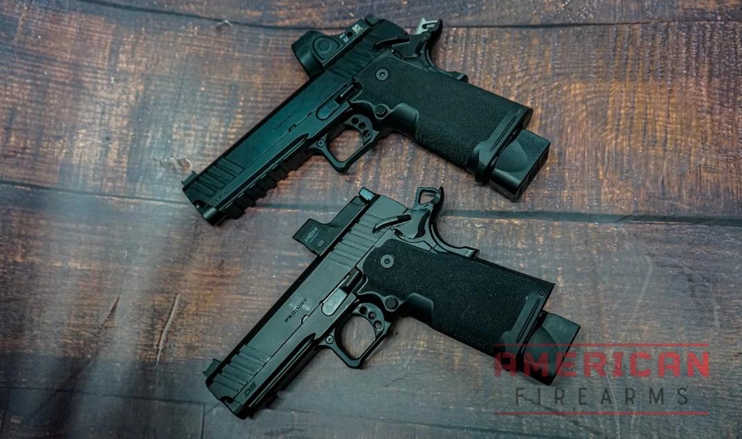 I run both the 4.25 and 5-inch Prodigy pistols.