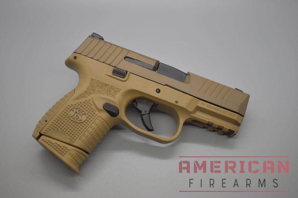 The FN 509 was their submission to the Army's Modular Handgun System tender. The above is the compact variant in FDE.
