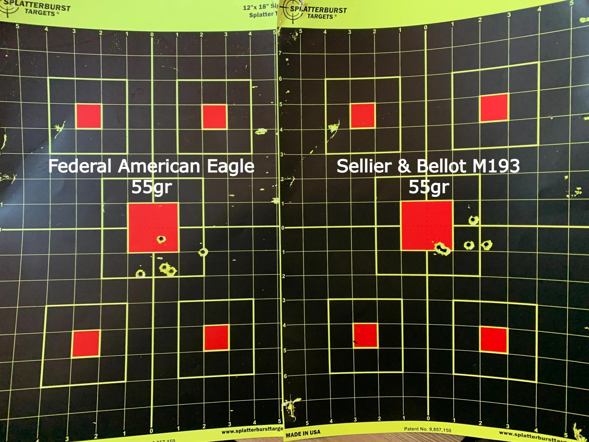 The Banish 223 put up 2-3 MOA groups, which is in-line with non-suppressed groups I normally get from the PA-15 pistol.