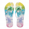 SHOWAFLOPS Womens Rainbow Flip Flops