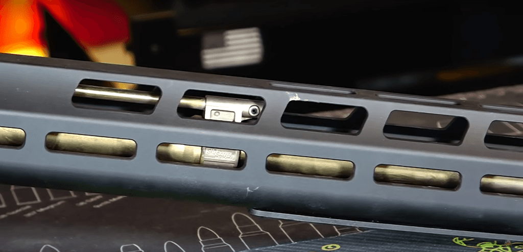 The mid-length gas system makes for a softer-shooting rifle.