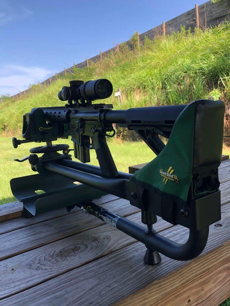 Rifle sleds are a pain to move but give you the most support and adjustability in your rifle rest.