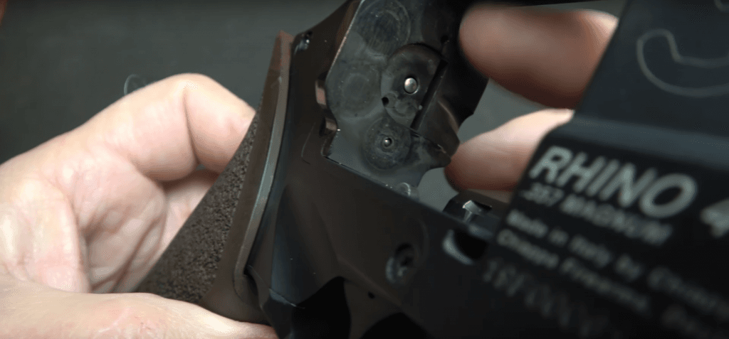 Note the position of the firing pin.