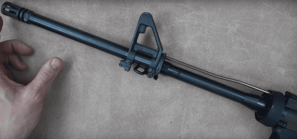 The front end of the M&P can feel a little heavy due to the barrel profile.