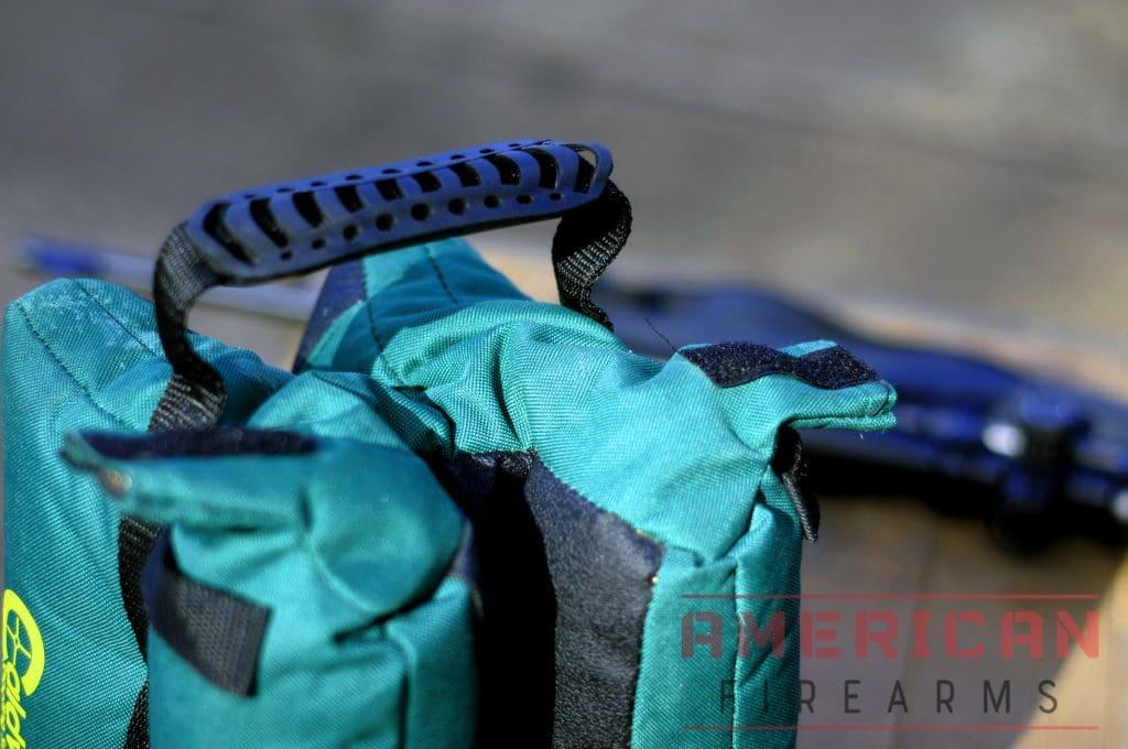 The chunky handle makes carrying the Tackdriver easier than you'd think.
