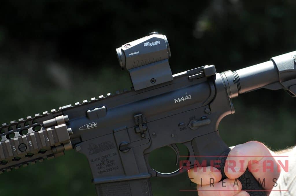 An RDS, LPVO, or irons -- the M4A1 just runs em all.