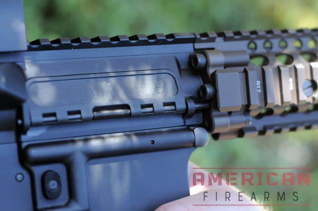The 6-bolt handguard attachment system gives you incredible stability with a free-floating quad rail.