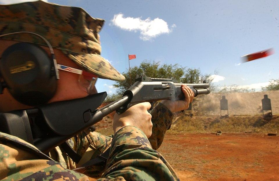 The Benelli M-1014 combat shotgun is the professional's choice