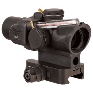 Trijicon Acog 1.5x16s Dual Illum Red Horseshoe .223/55gr. Compact Riflescope W/q-loc Mount Ta44-c-400390