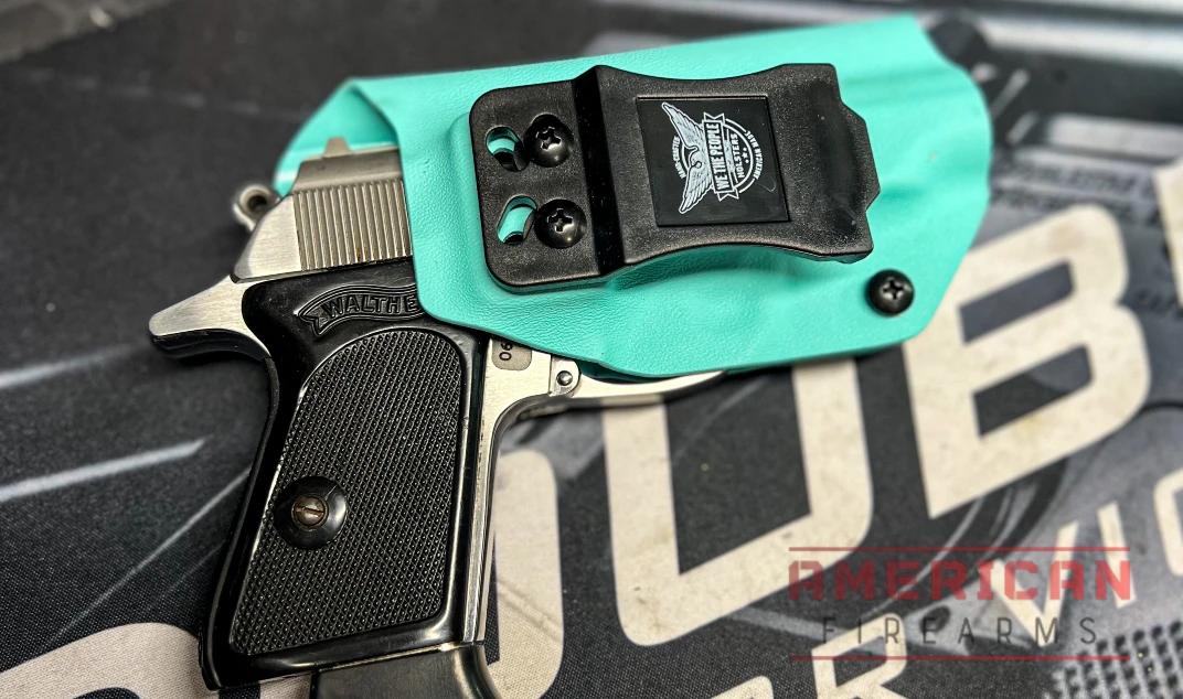 While the PPK works great for pocket carry, pairing it with an IWB holster makes it virtually invisible -- plus it won't compete for pocket space.