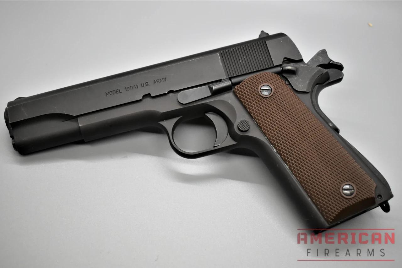 The AO 80 Series gets about as close to this Colt M1911A1 USGI issue as you can find these days.