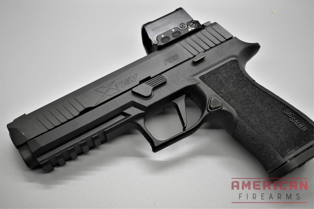 Last year, Sig introduced a version of the full-sized P320-- the XTen-- in a 15+1 shot 10mm offering.