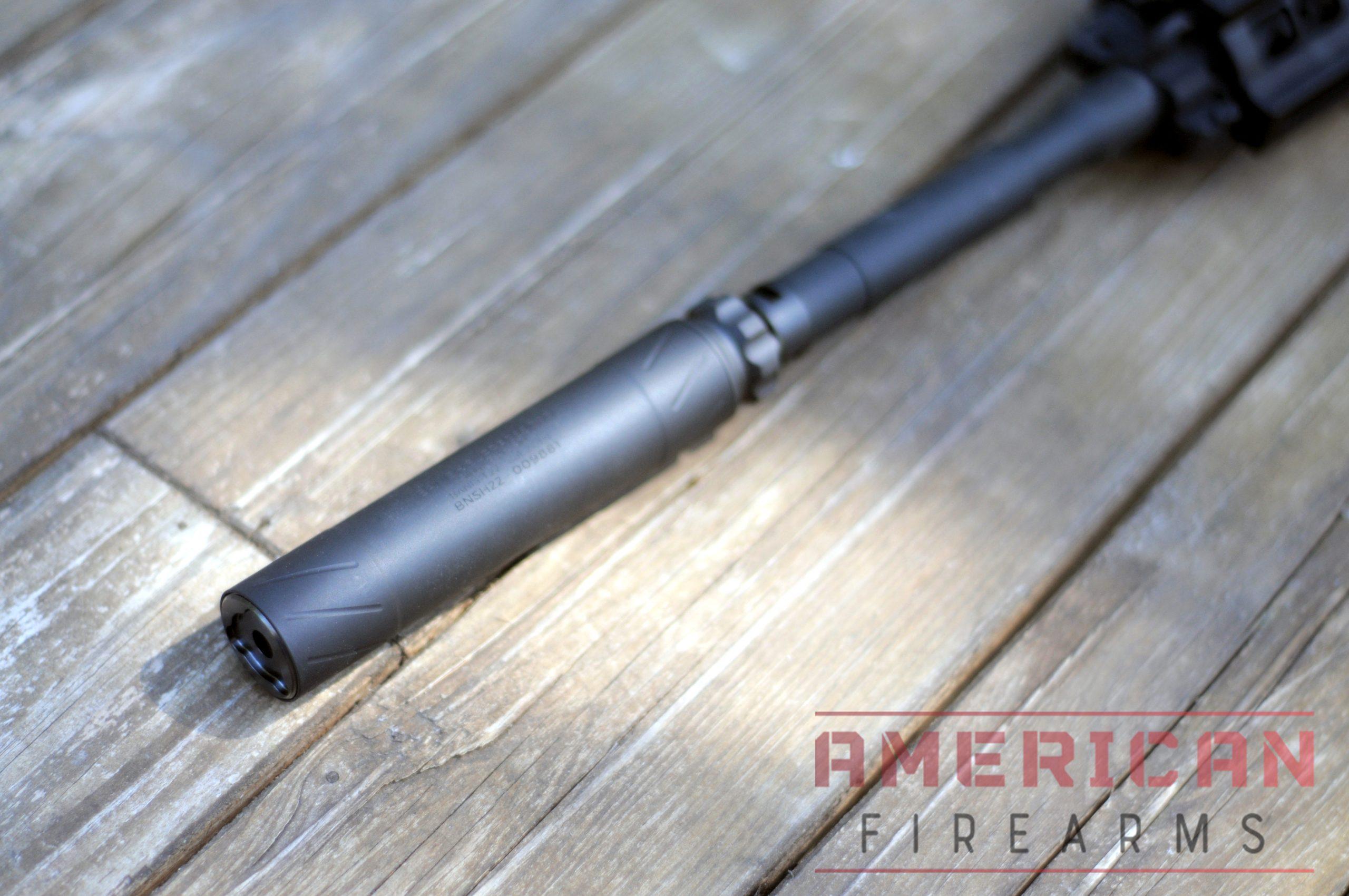 The Banish 22 is barely larger than a rifle barrel.
