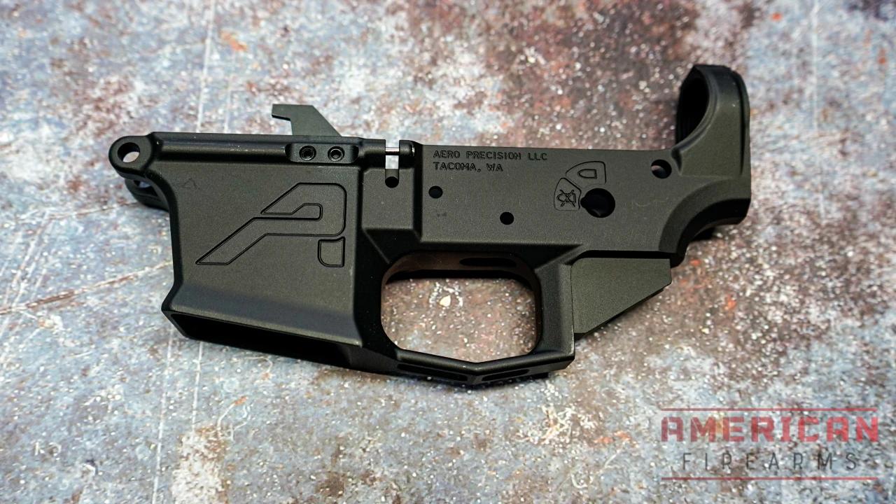 Aero Precision lower receivers are incredibly popular, because they perform and they're not super expensive.