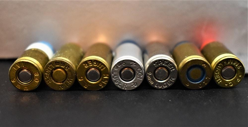 Headstamps ensure bullet to pistol fit.