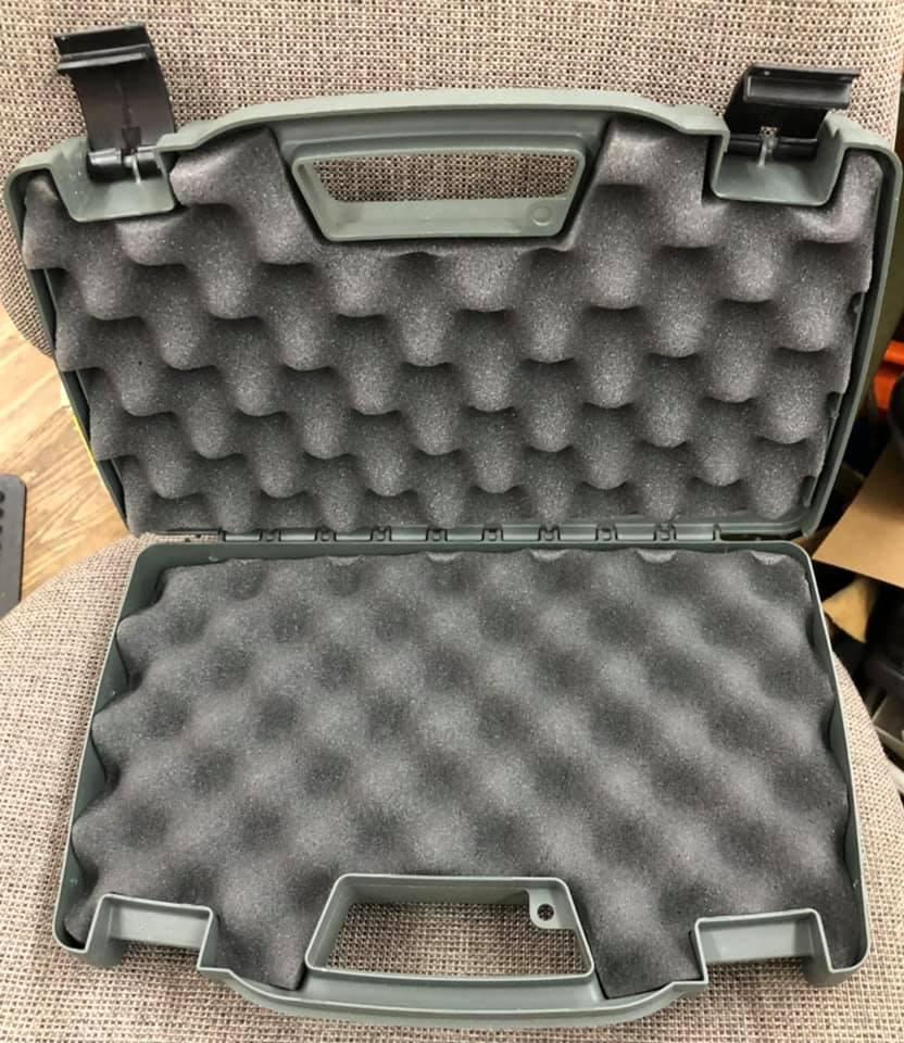 The Plano Protector Series is a typical Plano case -- the clasps are lightweight, foam is akin to a mattress topper, and the case itself is thin, but it'll do the job for less than the price of a pound of decent coffee. It's also lockable.