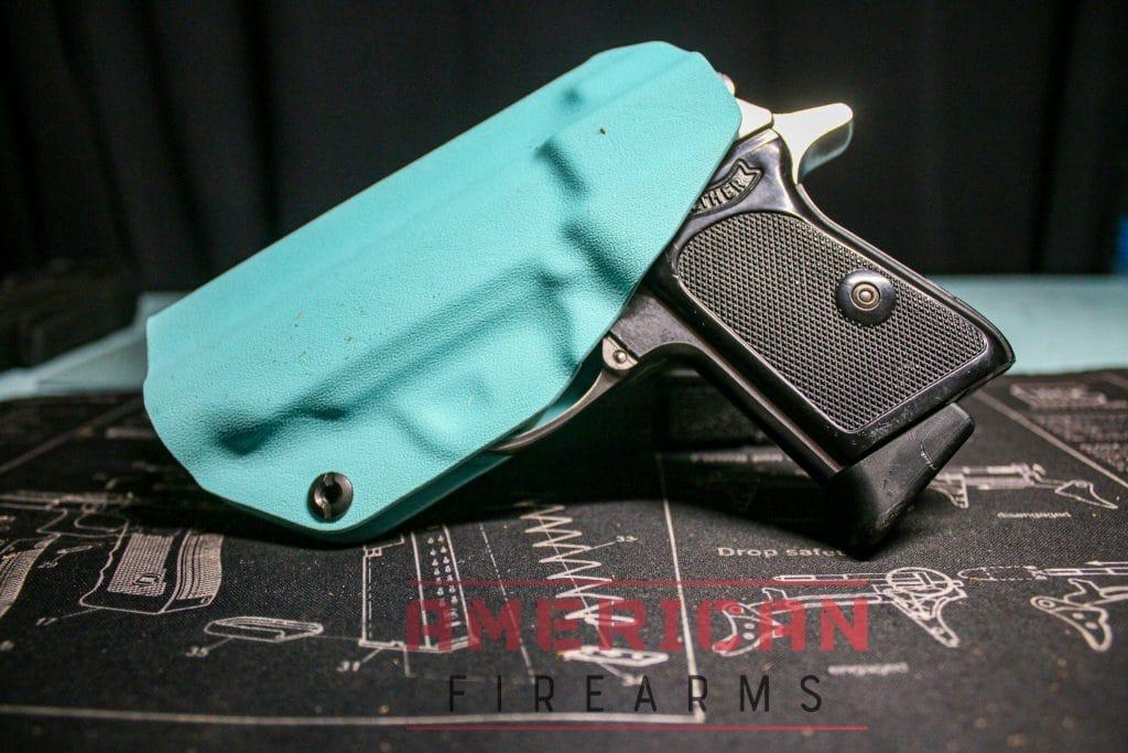 The print color is smooth and consistent across the Kydex. WTP are indeed Kydex nerds. Note the trigger guard coverage, which is concealed behind the kydex.