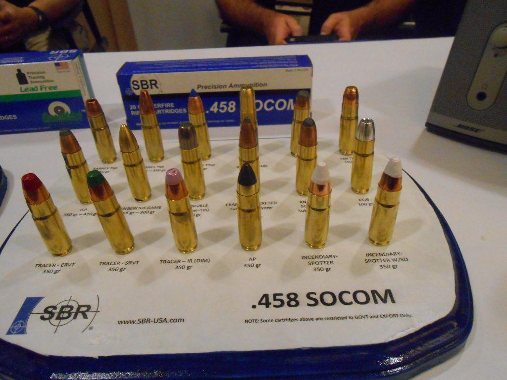 There are a wide variety of loads available for the .458 SOCOM