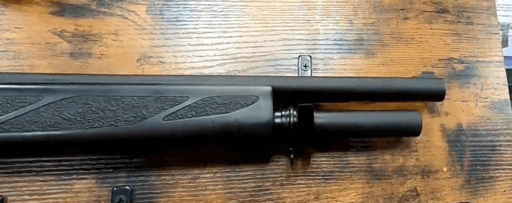 The extended mag tube gives you 6+1 capacity, more than other tactial shotguns.