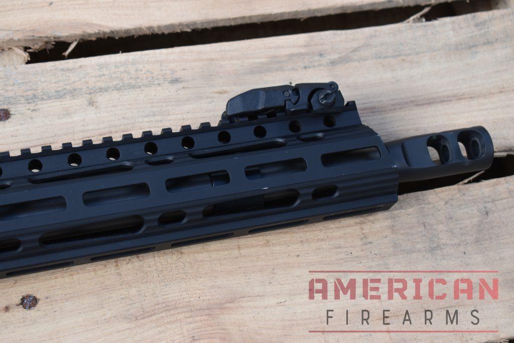 The front end of the DB10 pairs a 15-inch handguard with a 16-inch barrel for the best of both worlds.