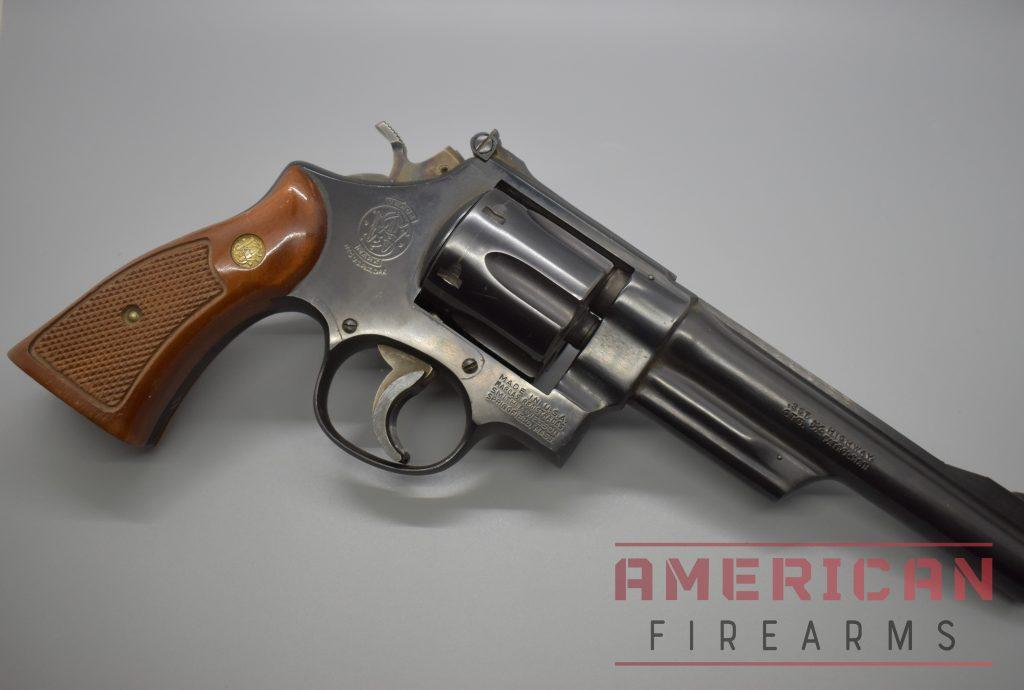 A classic Smith & Wesson 28 .357 Magnum. Beautiful? Yes. Ideal for home defense? Not so much.