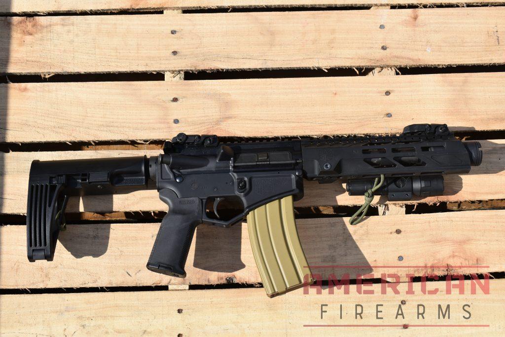 Diamondback DB15 pistol gives you a lot of the benefits of the  .300 BLK in a small package.