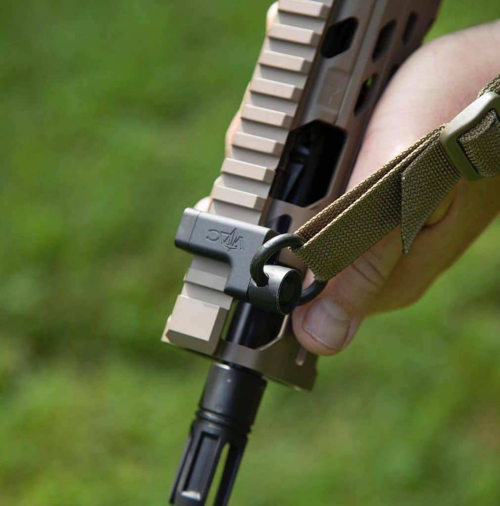 If you want more variety in sling mounts, Viking Tactics makes a great Low Profile Sling Mount (LPSM) that will open up placement along any available Picatinny rail slot.