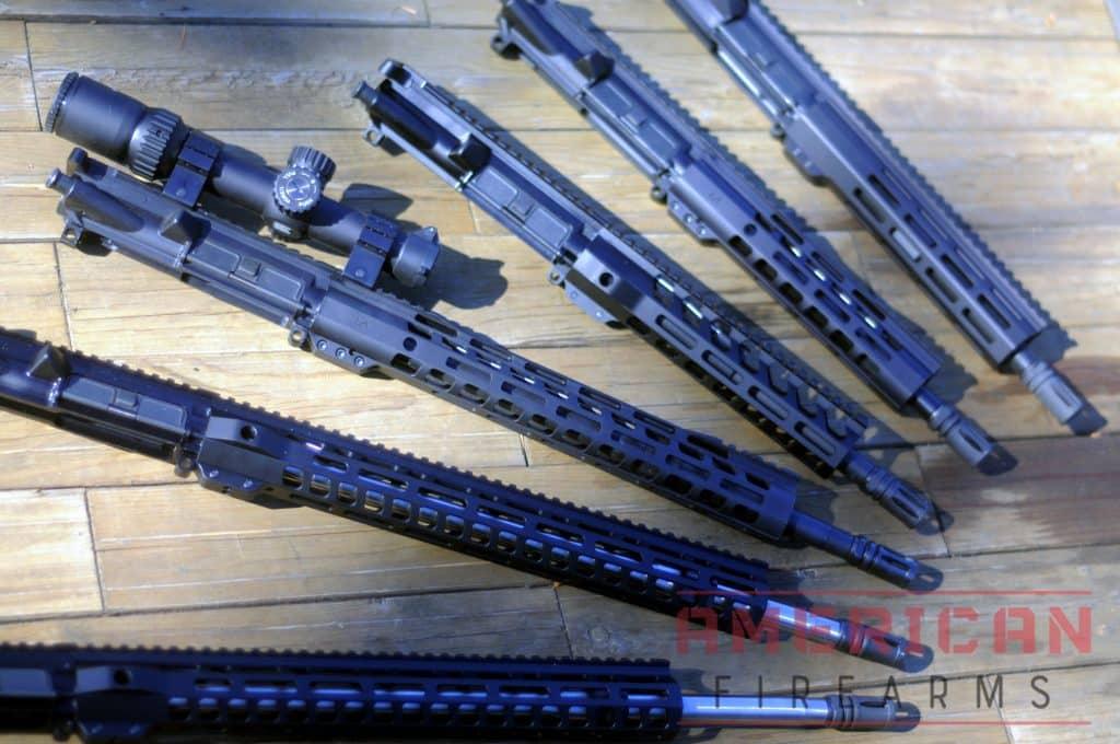 AR uppers ready for testing