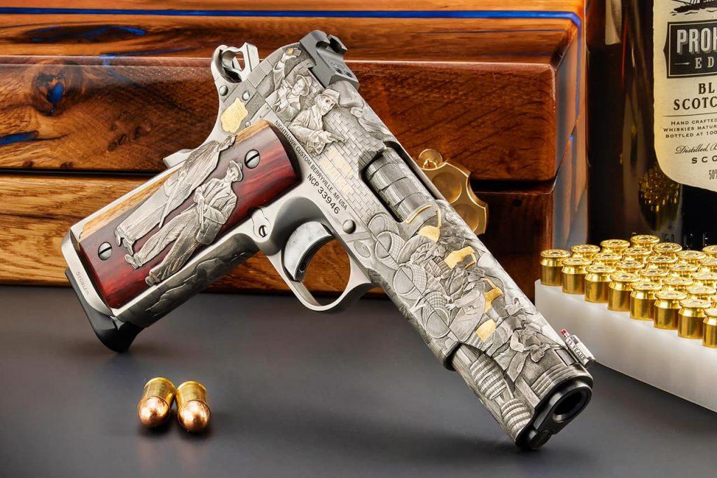 There are probably more custom 1911s in circulation than any other custom pistol, and some are real works of art, such as this Prohibition Nighthawk Custom 1911.