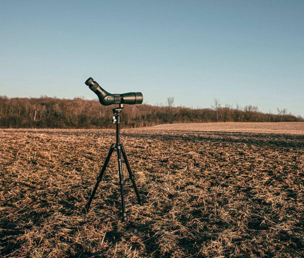 Shooting sticks can double as a platform for a spotting scope as well - provided they have the kinds of adjustment options that support spotting scope use.