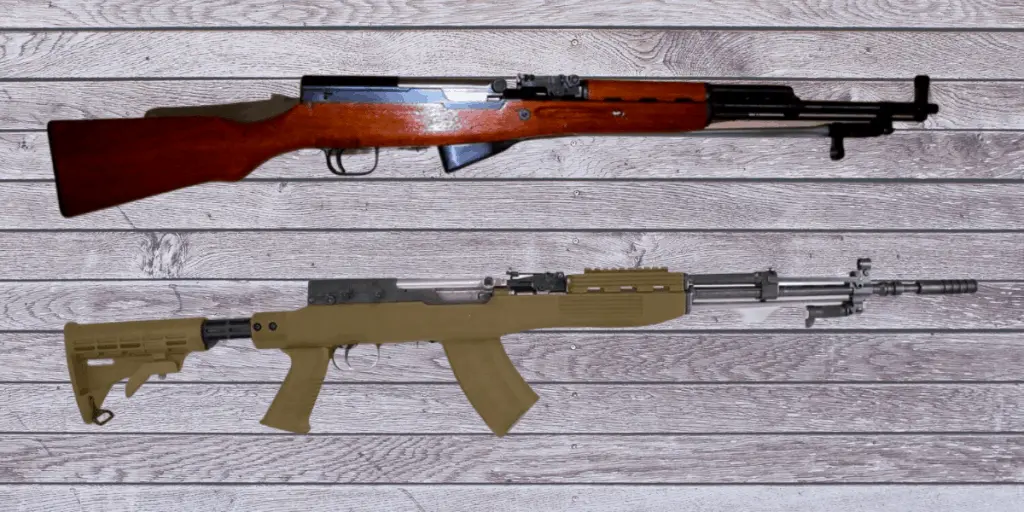 A Stock SKS vs a modernized version