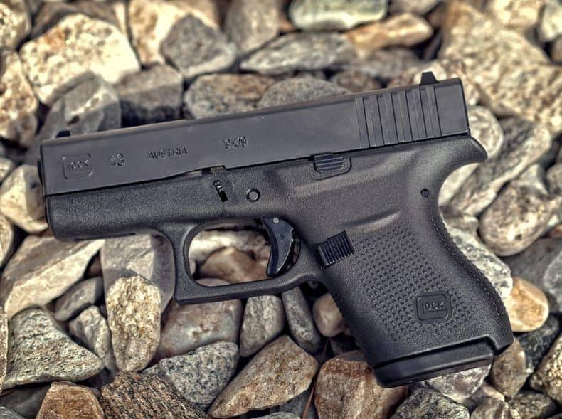 The Glock 43  is a classic striker-fired subcompact.