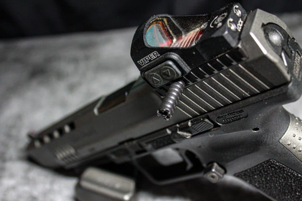 The included mounting plates and milled slides Canik pistols offer makes mounting optics easy.