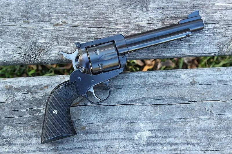 Ruger's Blachawk is convertable from .357 to 9mm.