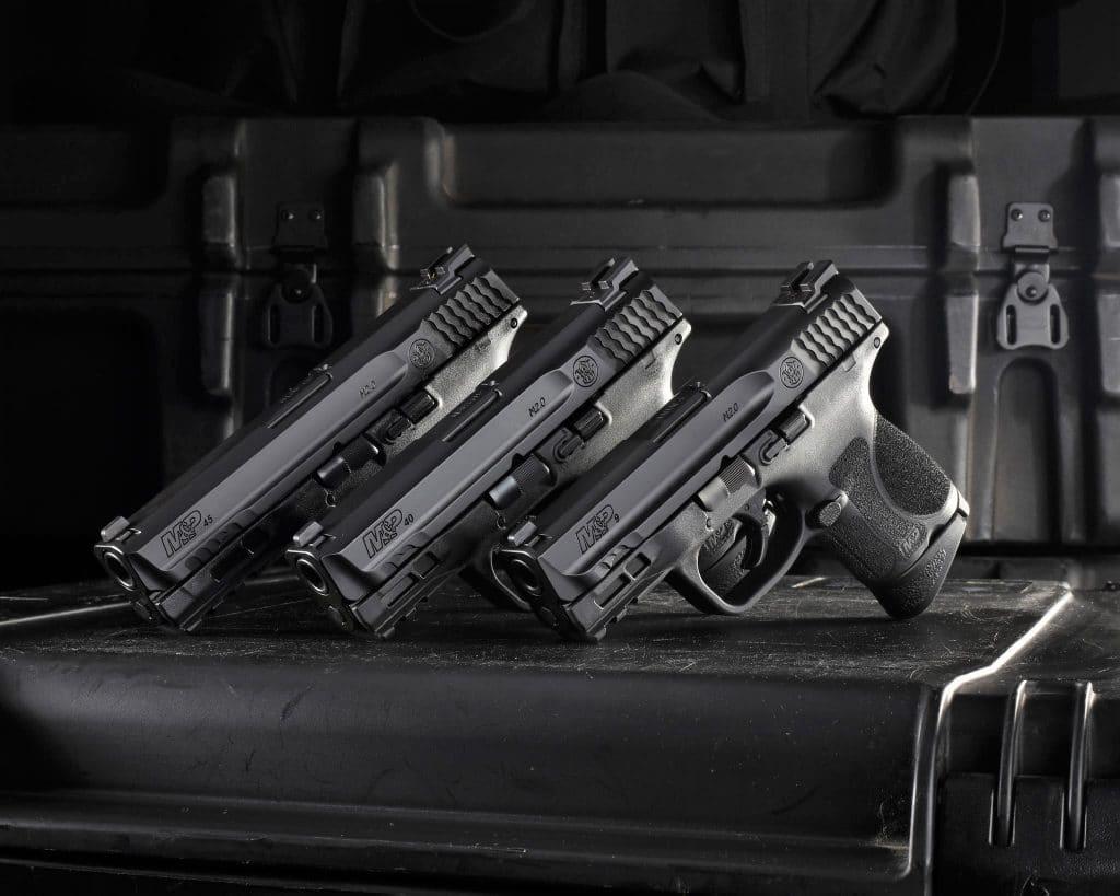 M&P M2.0 sizes -- the S&W full compact and compact 3.6 ( via Smith & Wesson)