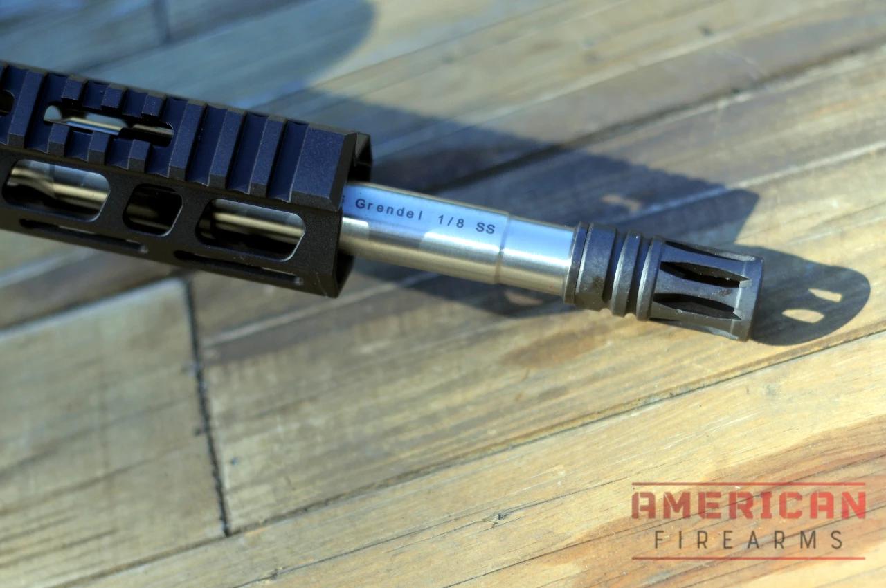 The stainless barrel is a really nice touch that ups the accuracy life, corrosion resistance, and durability. 