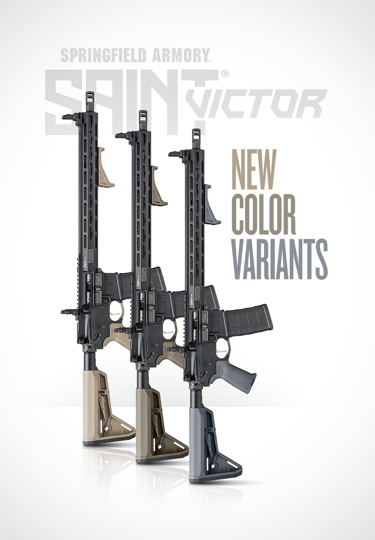 The only difference between the three is in their Magpul furniture which is (stop if you heard this already) in Gray, OD Green, and Desert FDE...