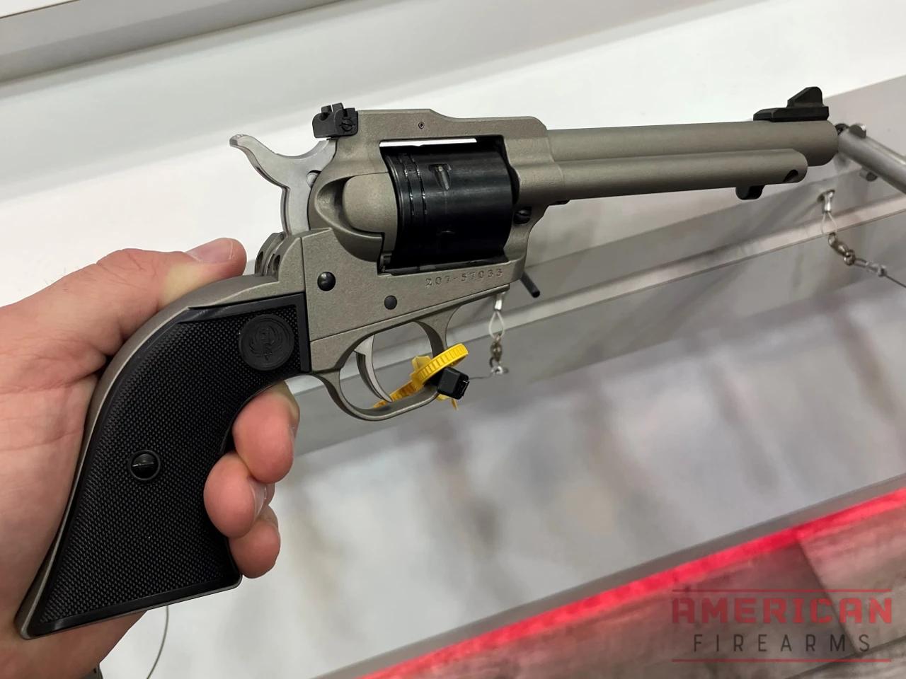 The Cerakoted alloy framed single-action plinker is a step up from the company's Wrangler