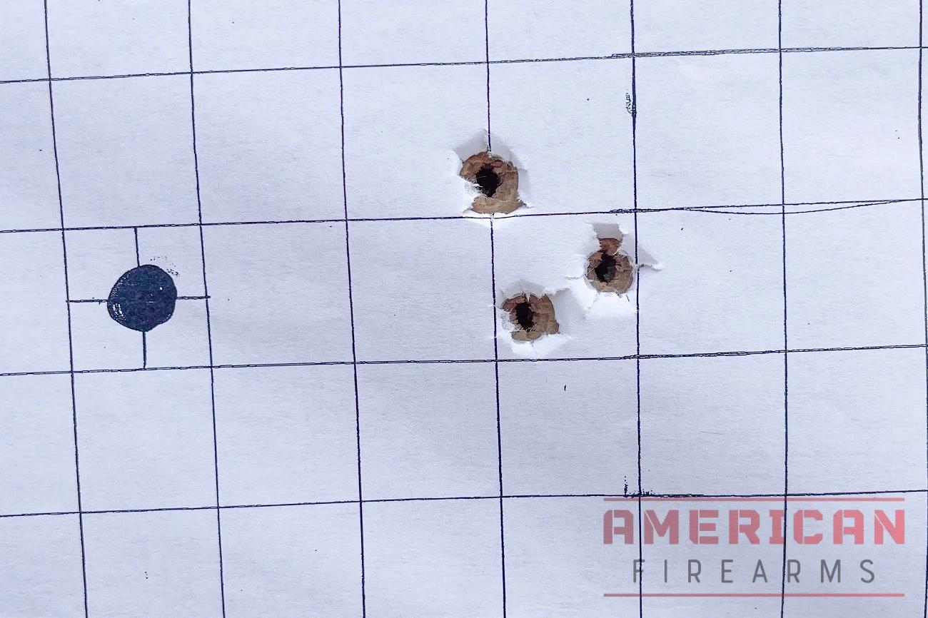 I had no trouble keeping groups within 2 inches at 10 yards.