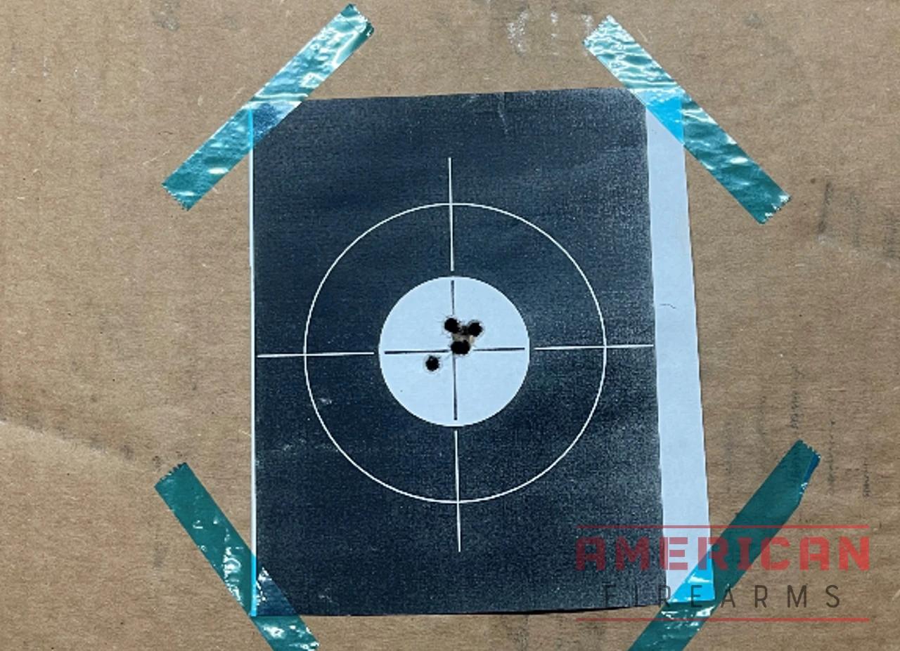 Knocking out sub one-inch groups at 50 and 100 yards is a cinch with the BMR.