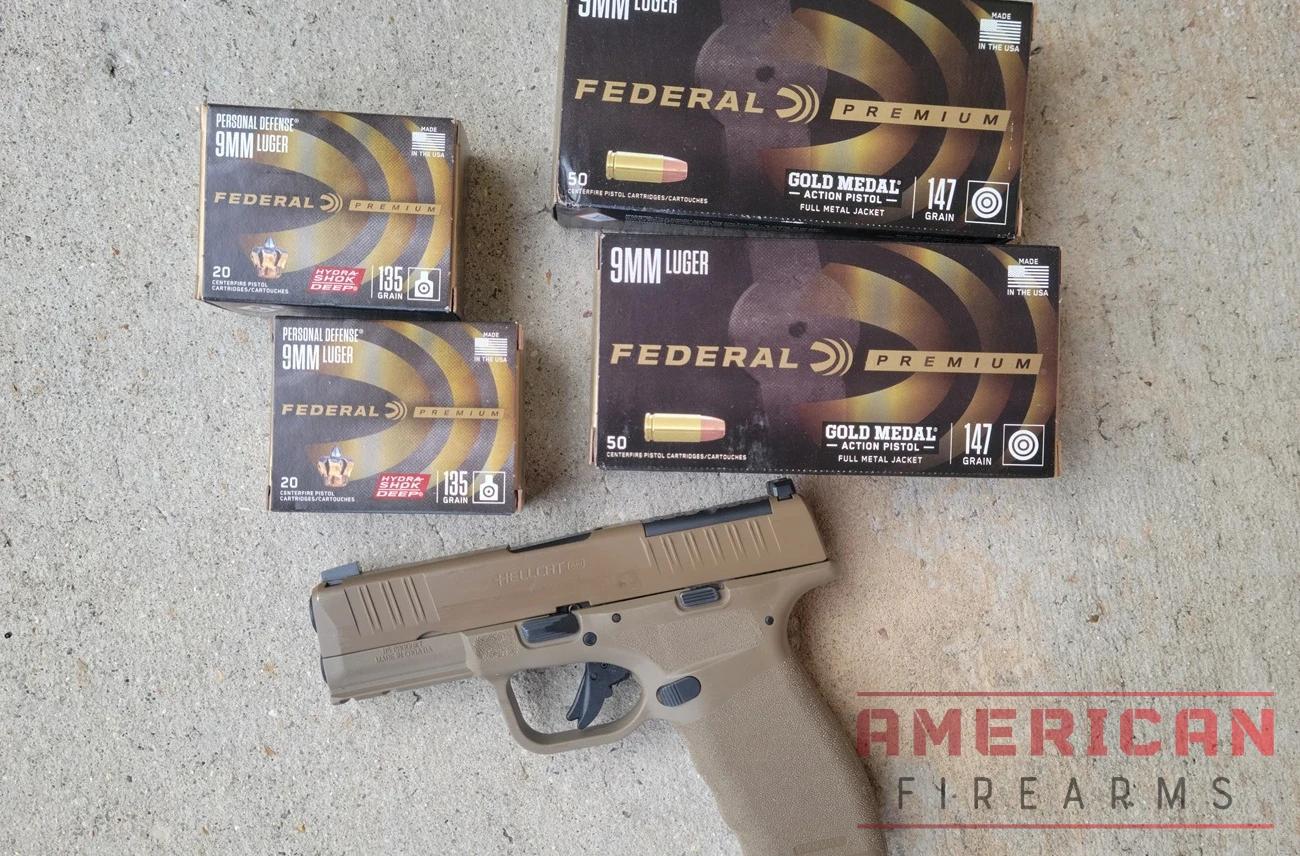 The Hellcat Pro and some of the more than 4,000 rounds we've put through it.