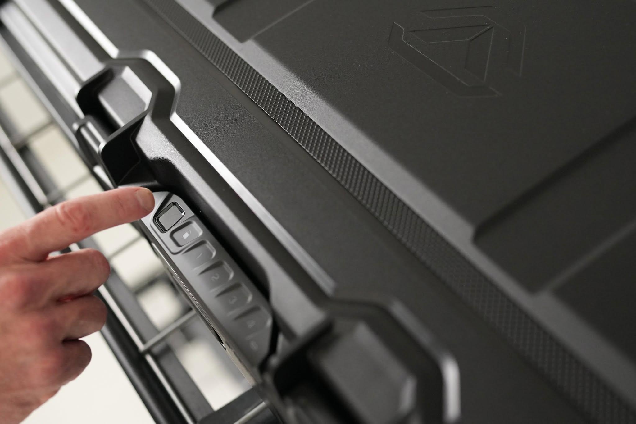 No bracelet. No key. Just your finger. Biometrics have gotten much, much better over the years, but they're not foolproof.