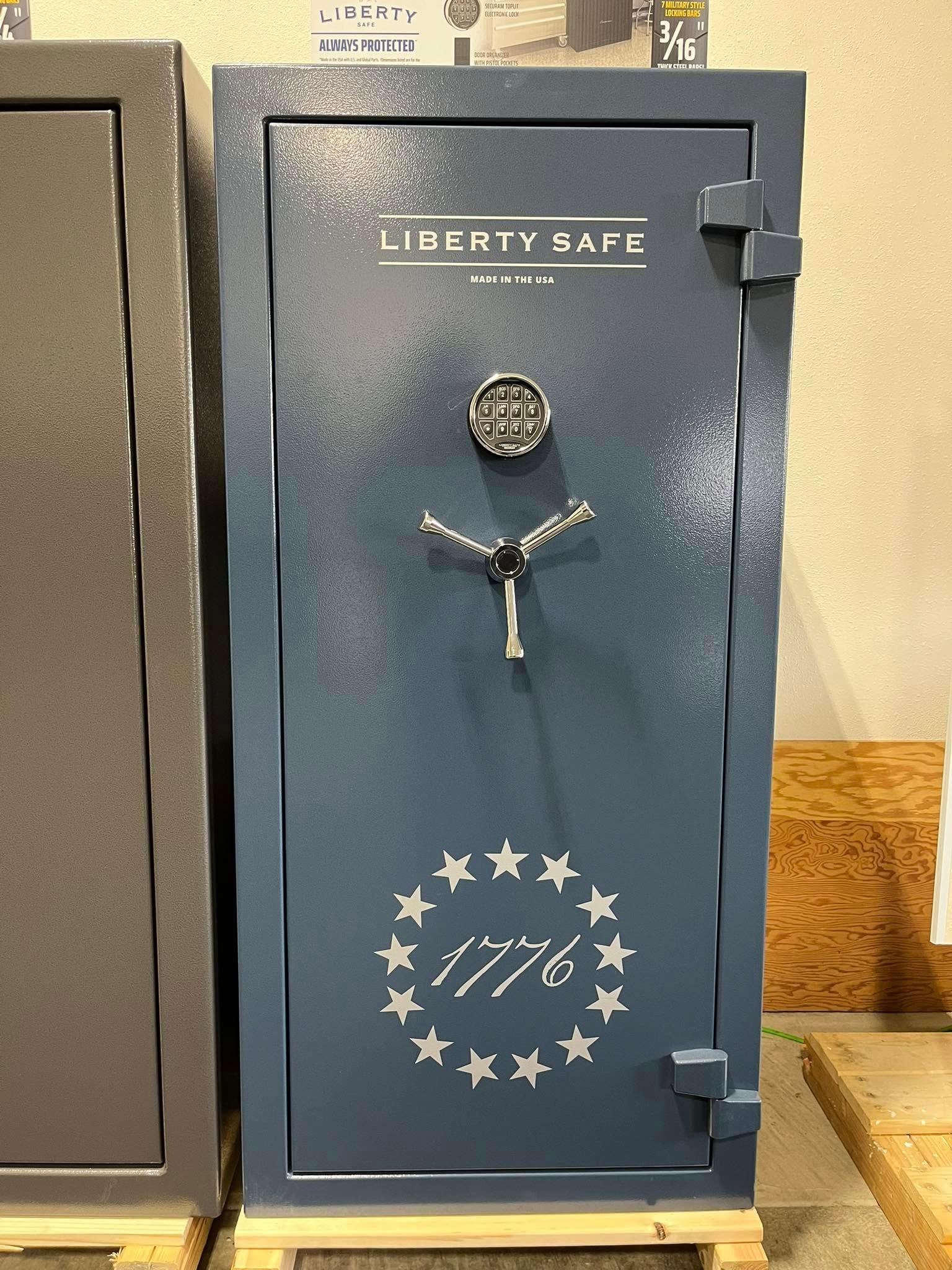 A classic keypad safe