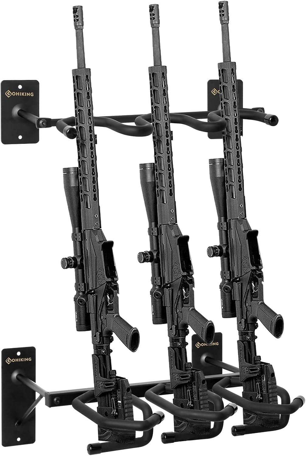 GOHIKINGL Metal Gun Rack