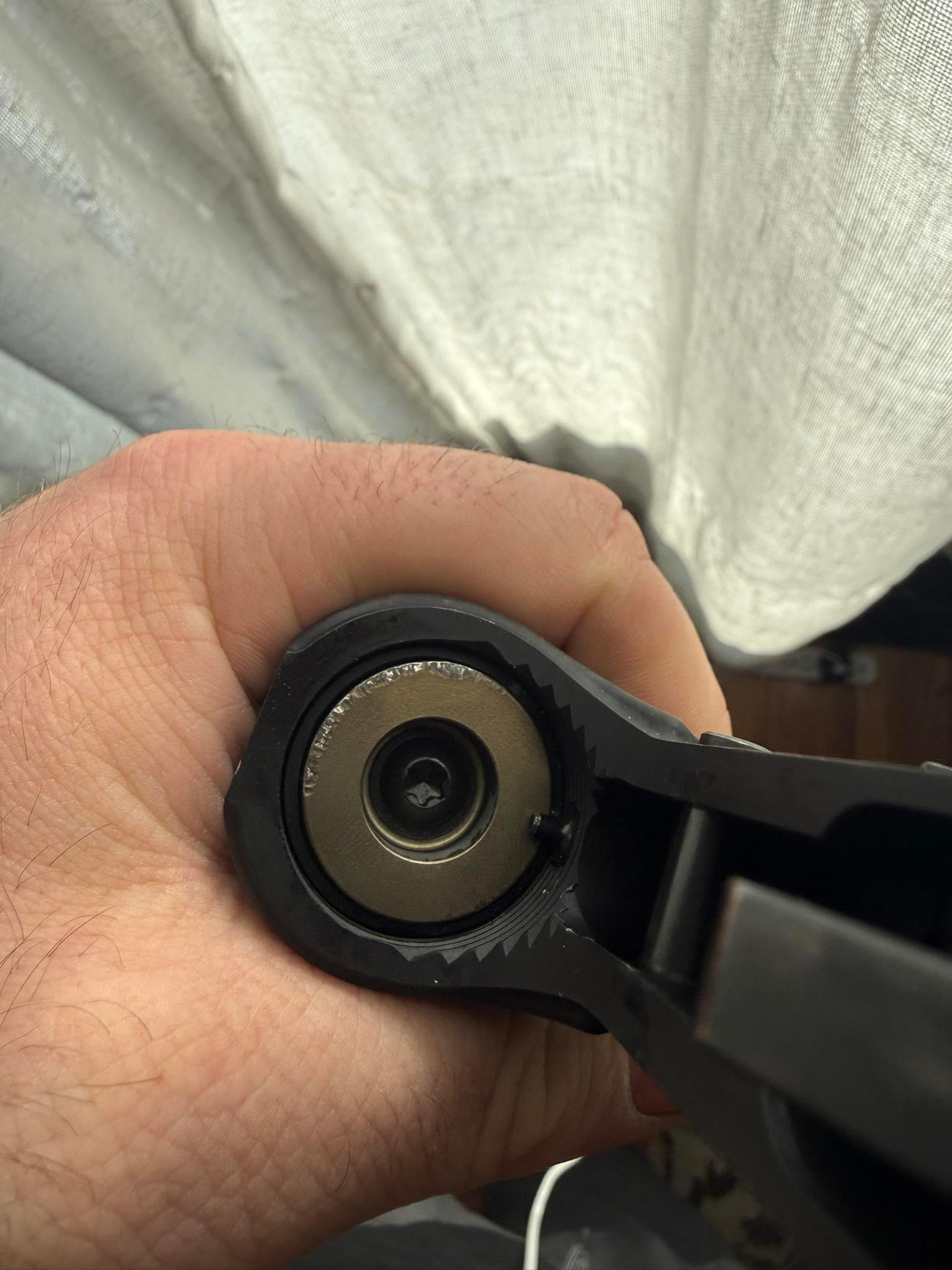 Example collar wear on the JP Enterprises Silent Captured Spring