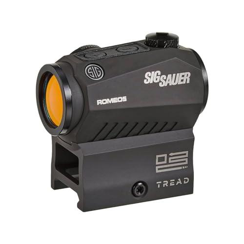 SIG SAUER Romeo5 1x20mm Tread Closed Red Dot Sight | High-Performance Durable Waterproof Fog-Proof Compact 2 MOA Optic for SIG M400 Tread