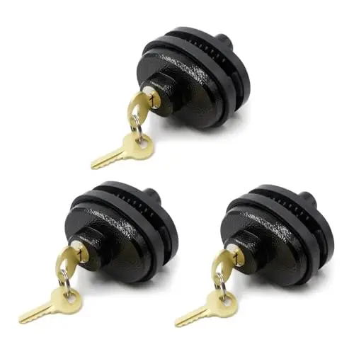RioRand Keyed Alike Trigger Lock, Adjustable Gun Safety Lock with 2 Brass Spare Keys, Compatible with Pistols, Rifles and Shotguns for Home & Range Secure Storage 3PCS