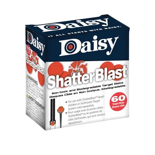 Daisy Shatterblast Airgun Targets - 60-Pack Refills - Orange Non-Toxic