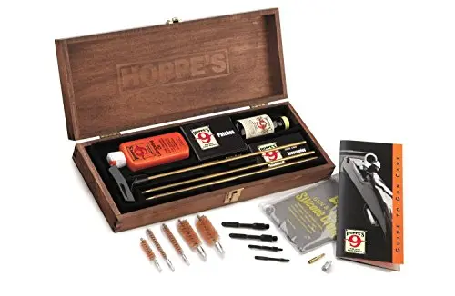 Hoppe's No. 9 Deluxe Gun Cleaning Kit, Wooden Presentation Box