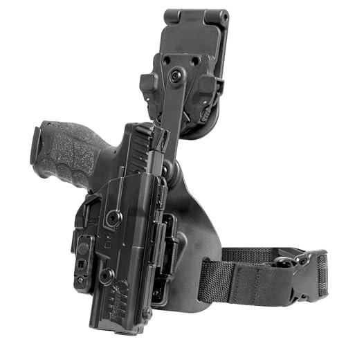 Alien Gear ShapeShift Drop Leg Holster - Precision Fit, Easy Adjustment, Ultimate Comfort, Thigh Holster for Men & Women, Range and Tactical Applications, Versatile Carry Options, Made in USA